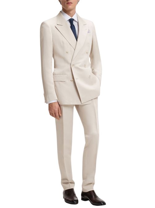 Giacca misto lino BOSS by Beckham Hugo Boss | 50563800075